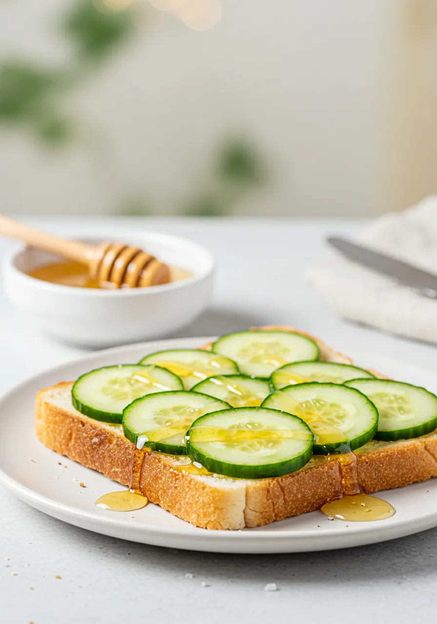Cucumber Honey Toast